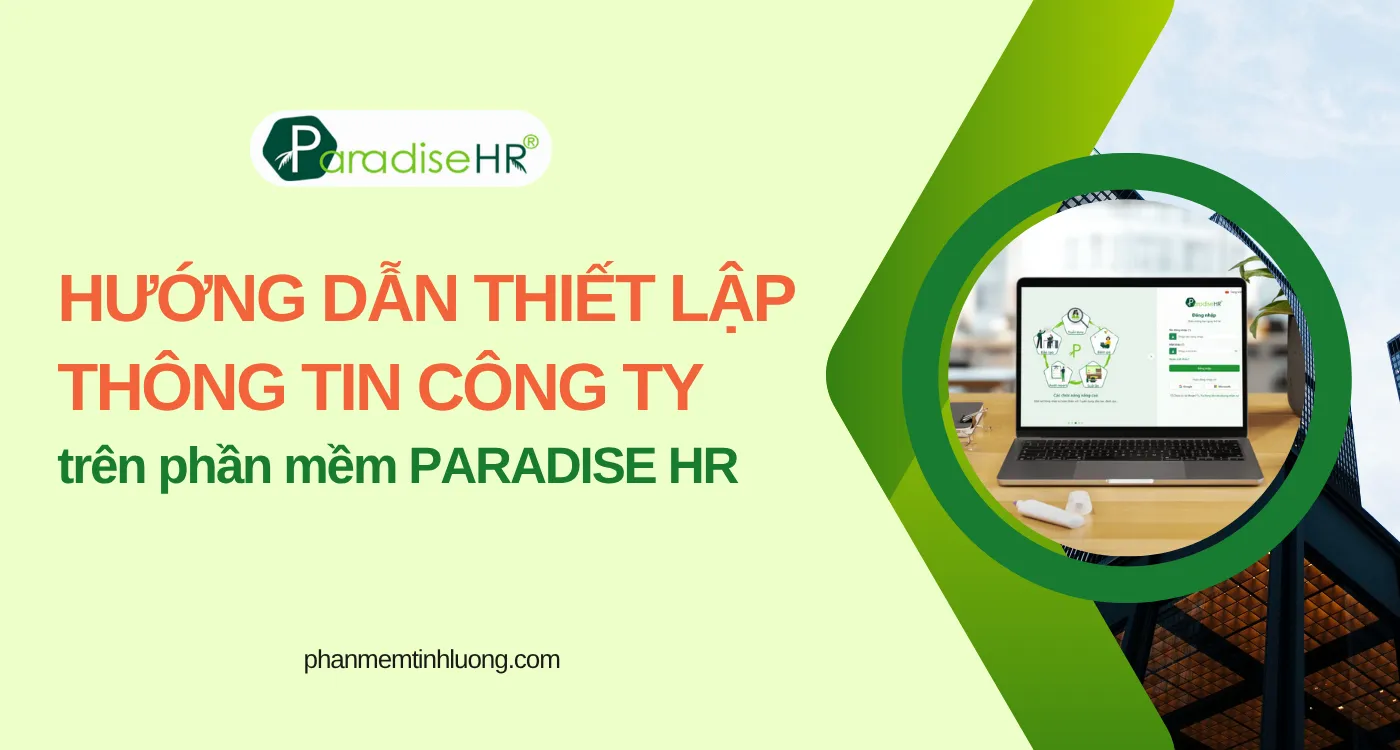 Hướng dẫn Thiết lập thông tin công ty