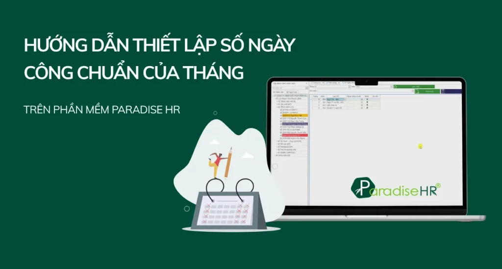 thiết lập số ngày công chuẩn của tháng