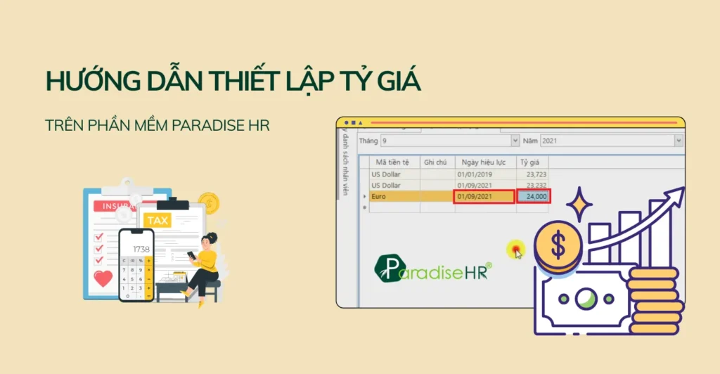 Thiết lập tỷ giá