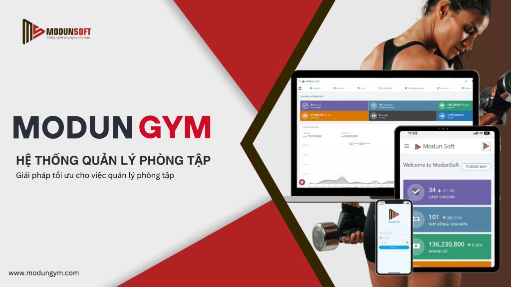 Hệ thống quản lý phòng tập ModunSoft