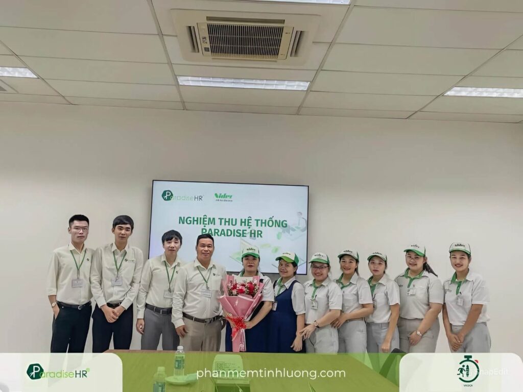 triển khai phần mềm nhân sự cho Nidec Việt Nam