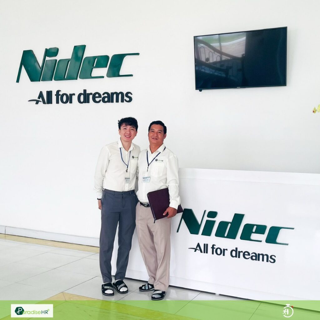 Hình ảnh triển khai phần mềm nhân sự Paradise HR tại Nidec 5