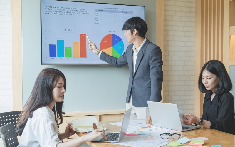 Đưa ra quyết định dựa trên dữ liệu tổng hợp từ phần mềm nhân sự