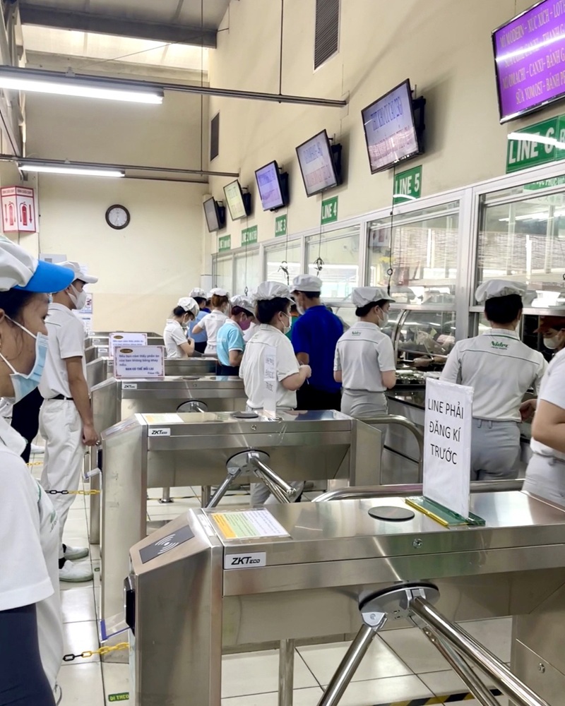 Phần mềm quản lý suất ăn công nghiệp Paradise HR tại Nidec