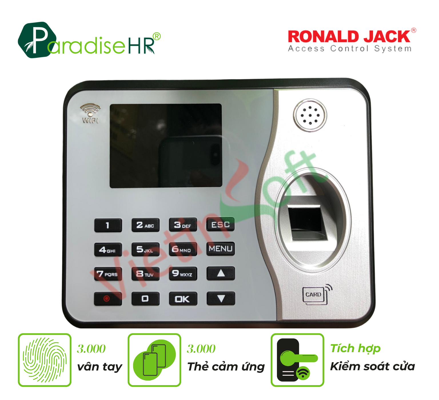 Máy chấm công vân tay