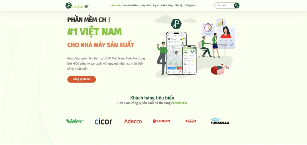 Giải pháp quản lý nhân sự toàn diện ParadiseHR