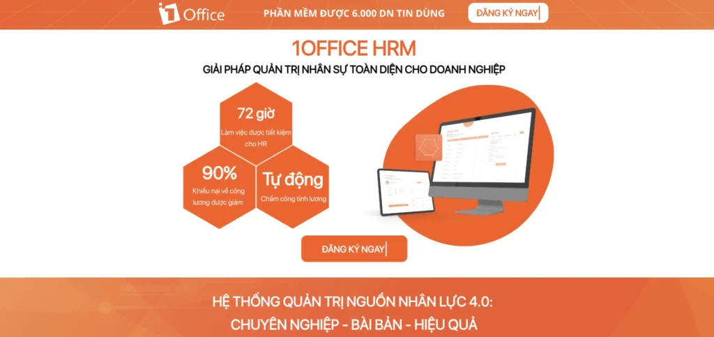 Top 3 phần mềm quản lý nhân sự: 1Office