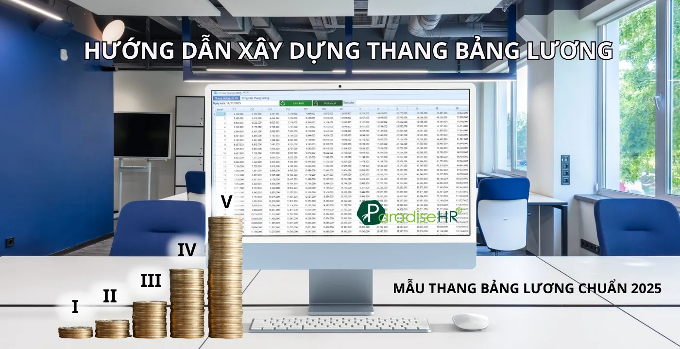 Hướng dẫn xây dựng thang bảng lương – Mẫu thang bảng lương chuẩn 2025      