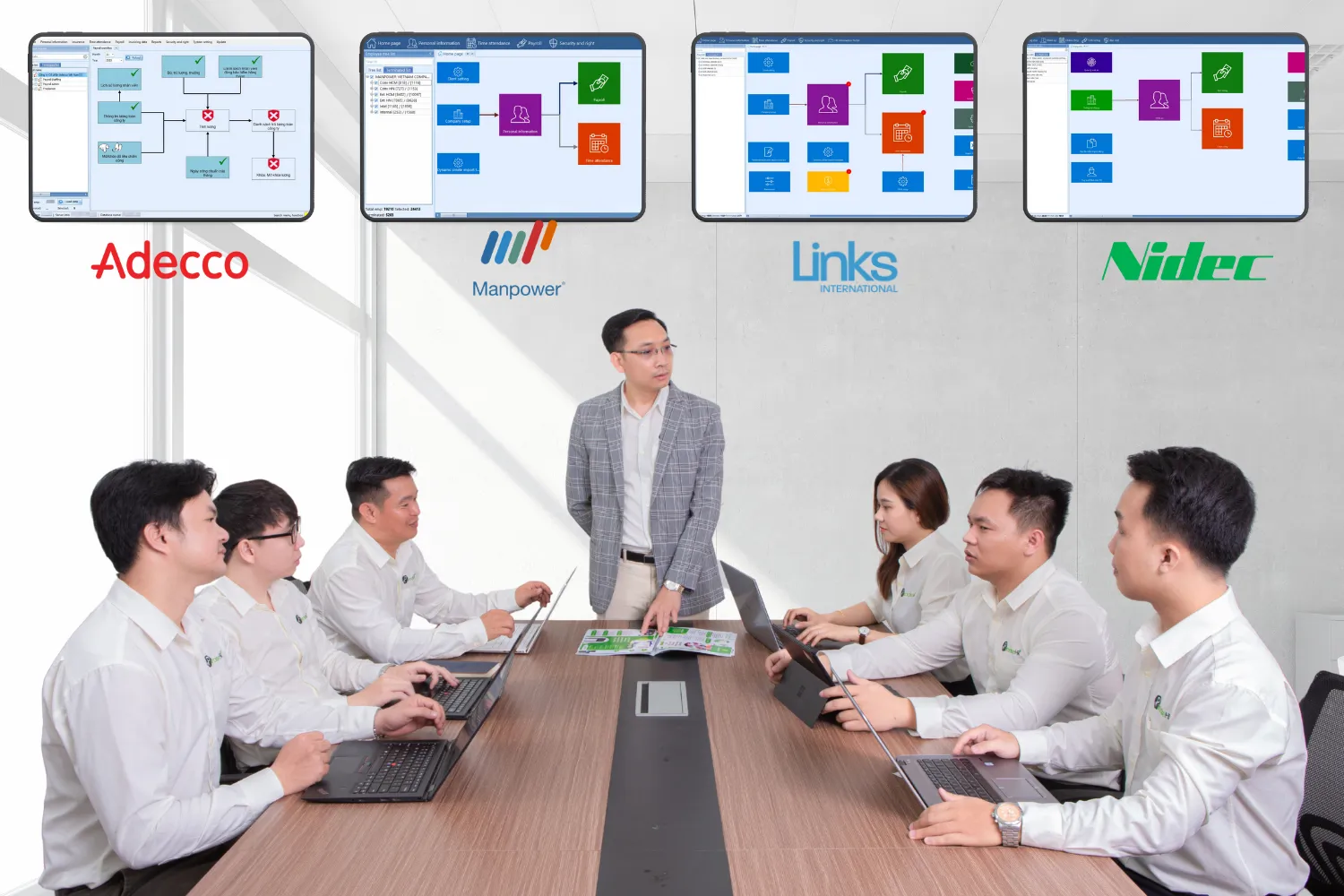 Các doanh nghiệp lớn lựa chọn Paradise HR để triển khai phần mềm tính lương