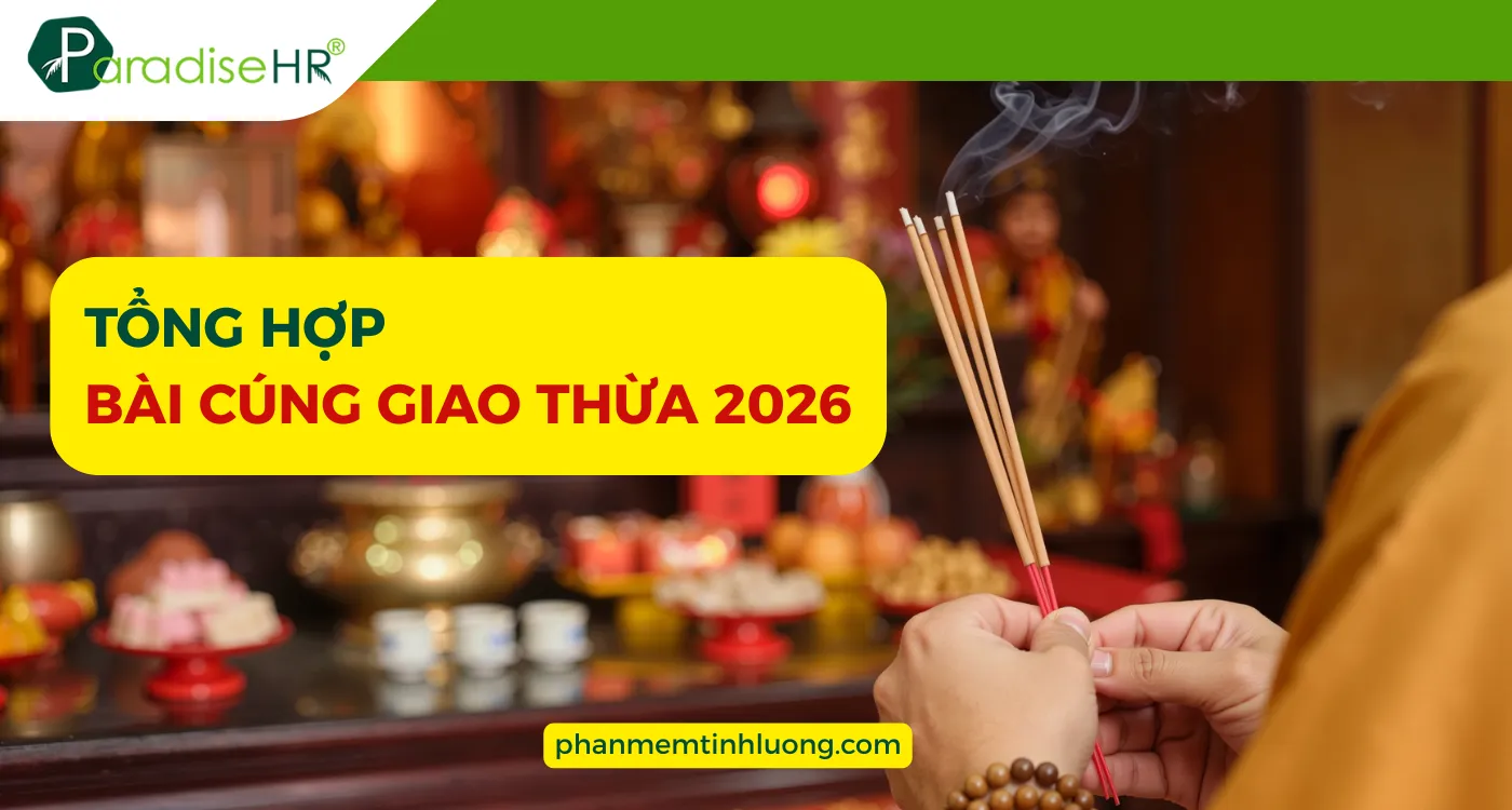 Bài cúng giao thừa 2026 Bính Ngọ: Văn khấn đầy đủ, chuẩn xác nhất