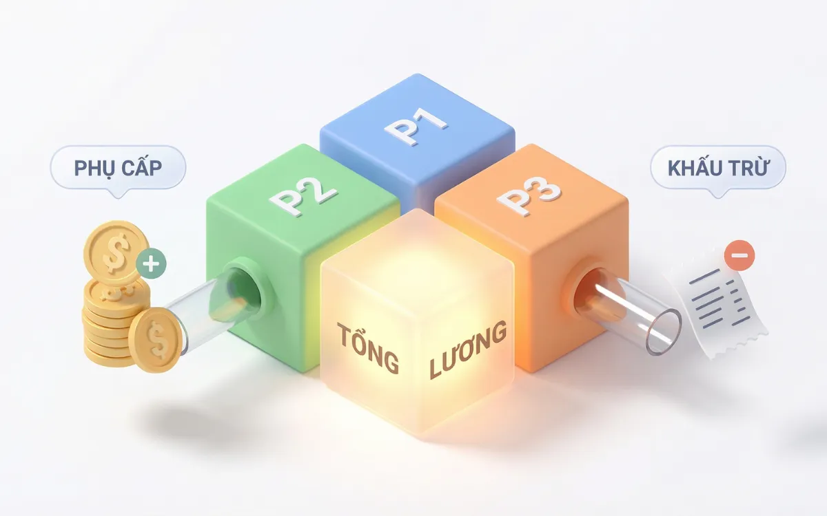 Hướng dẫn tính lương 3P