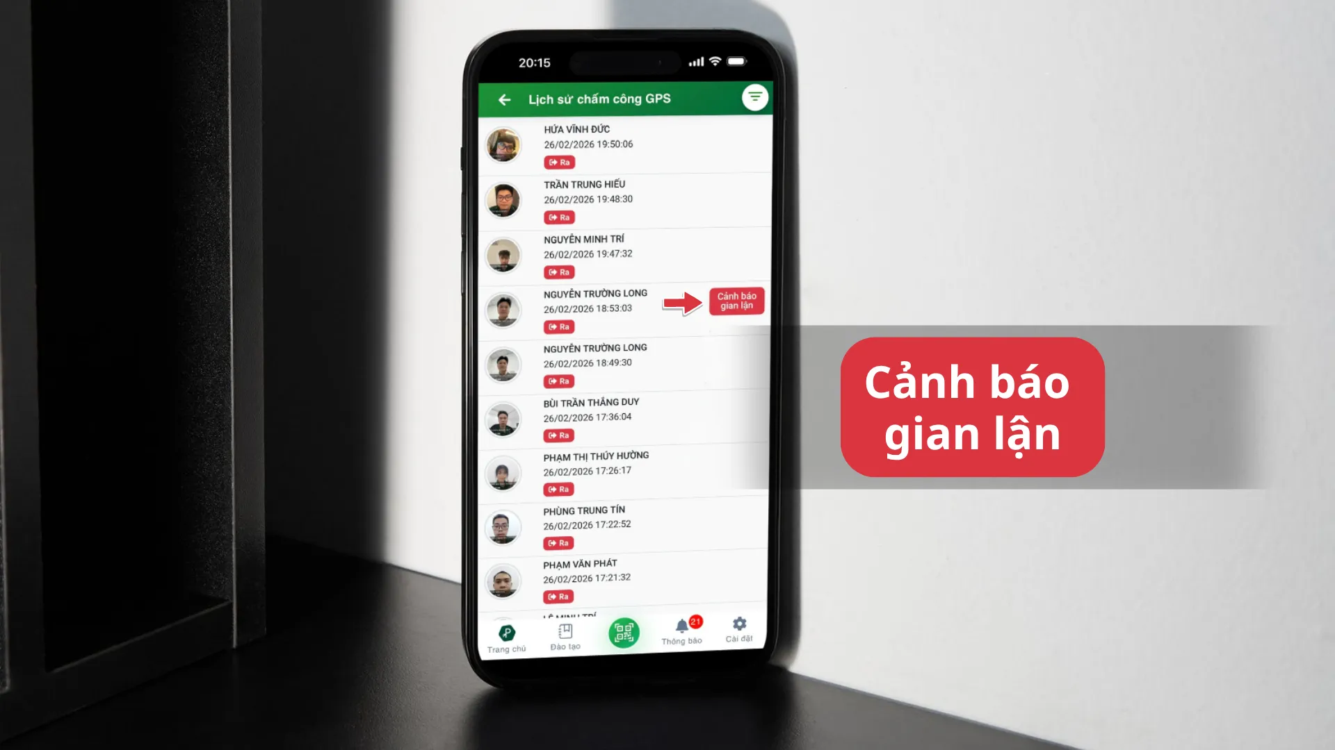 Cảnh báo dữ liệu