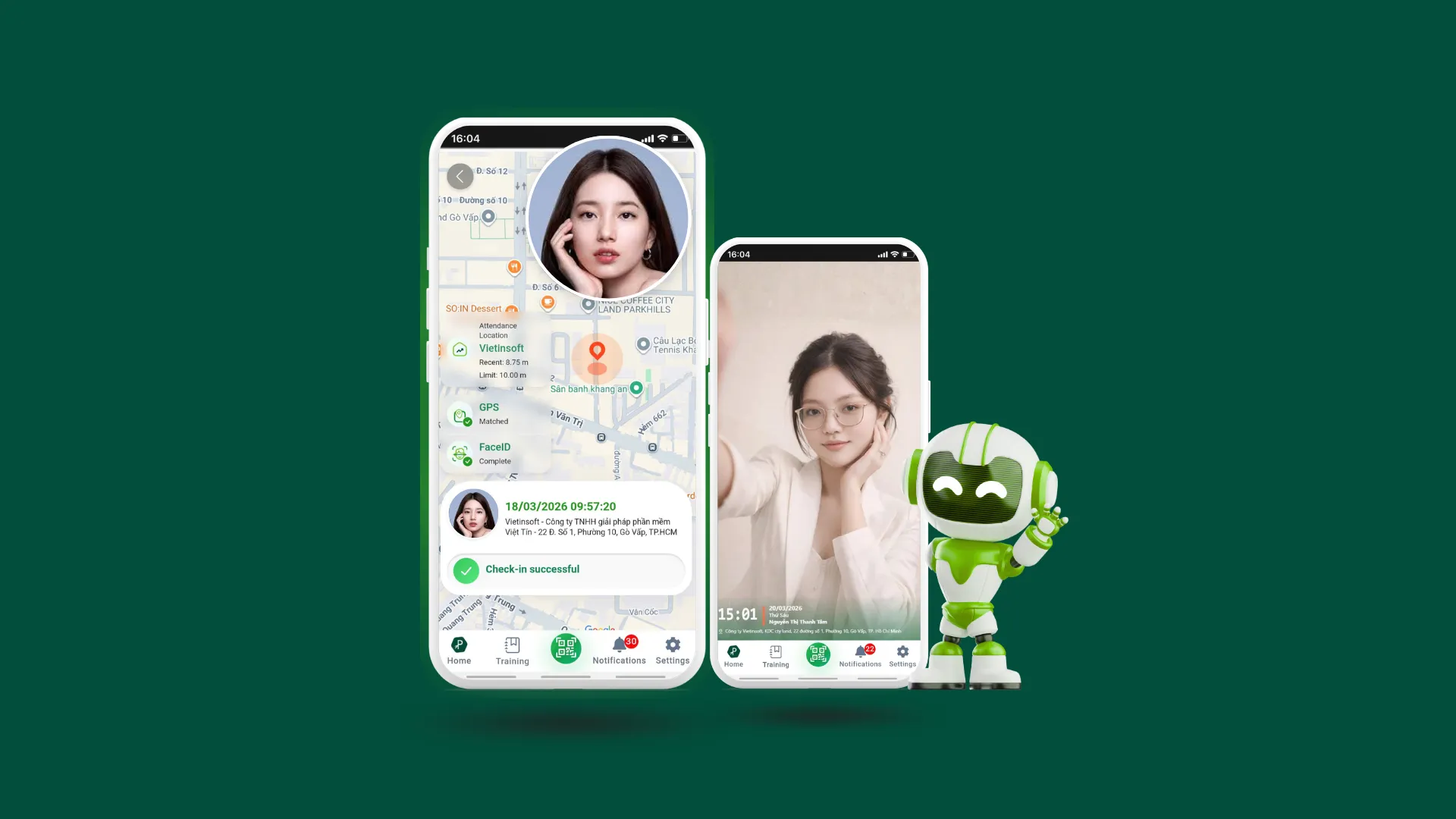 Chấm công GPS thông minh