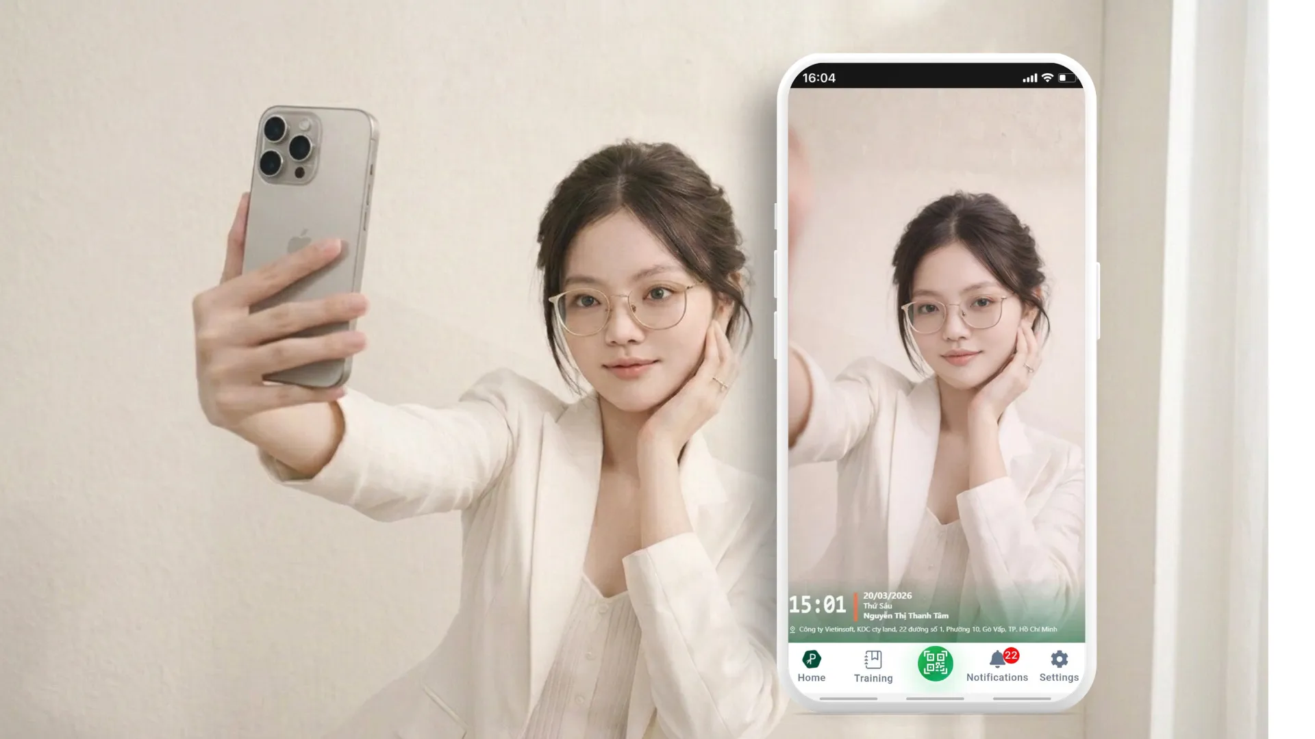 Chấm công Selfie