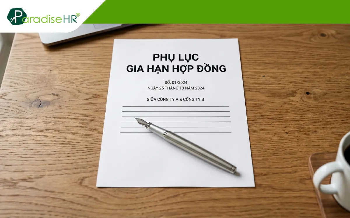 Khái niệm mẫu phụ lục gia hạn hợp đồng là gì
