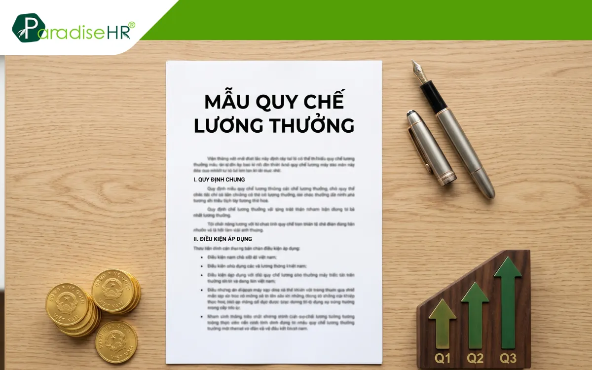Khái niệm Mẫu quy chế lương thưởng là gì