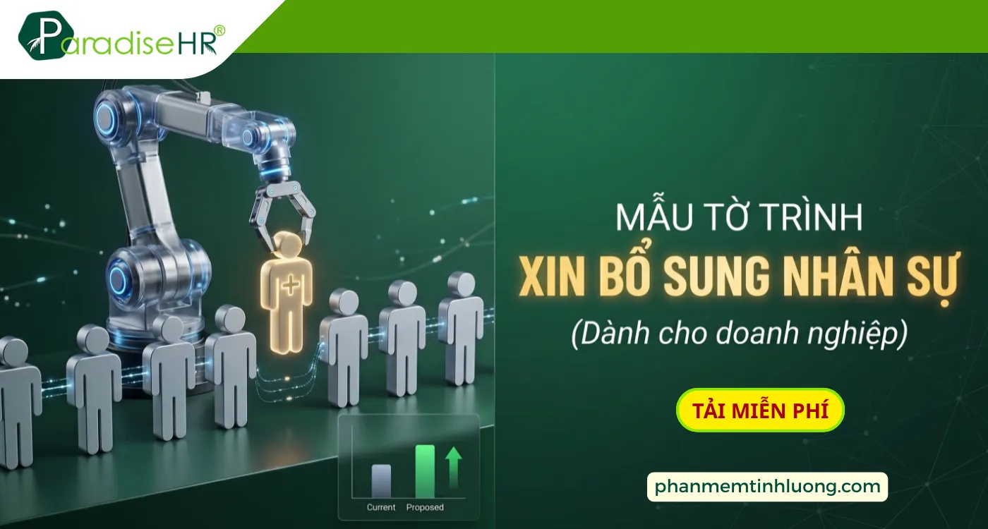 [Tải Miễn Phí] Các Mẫu Tờ Trình Xin Bổ Sung Nhân Sự Chuẩn Và Mới Nhất 2026