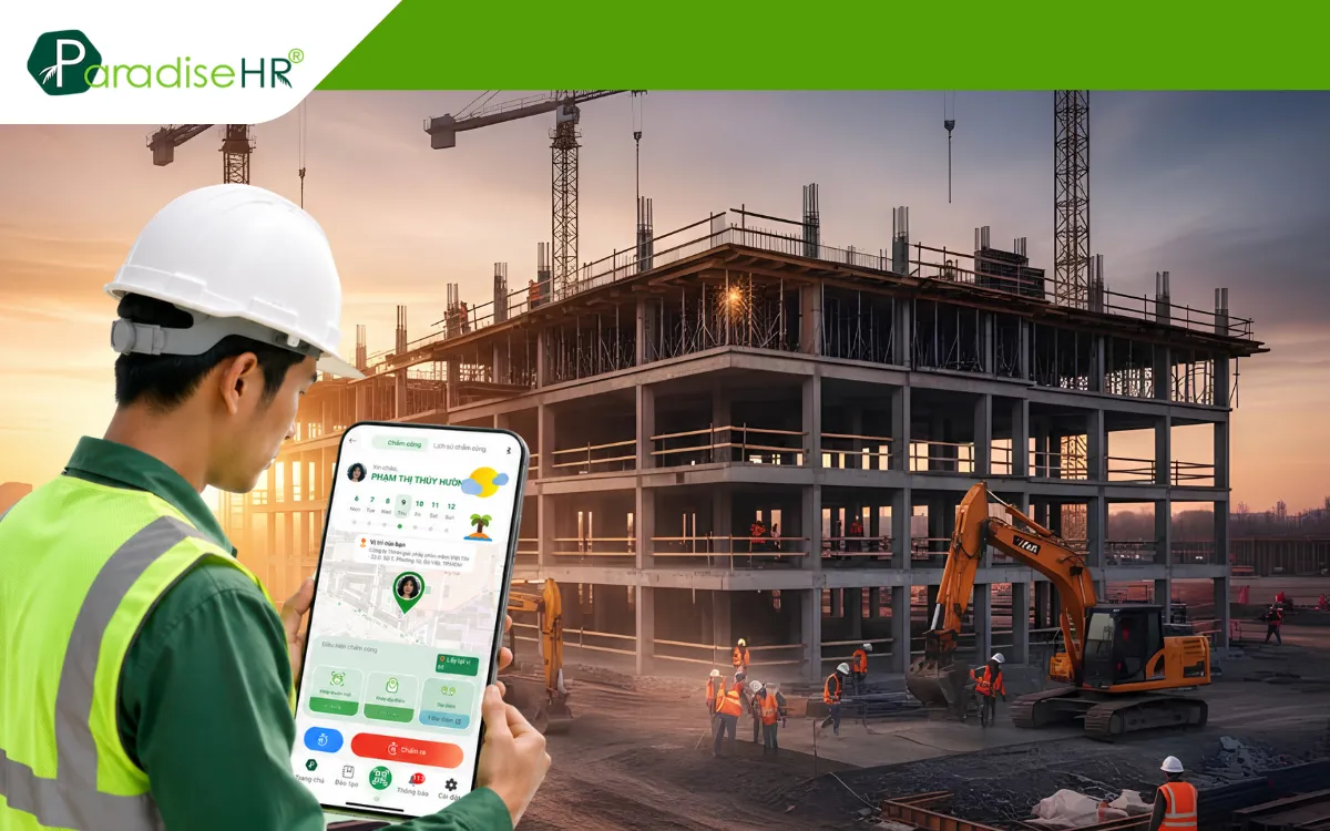 Tại sao chấm công cho nhân viên xây dựng lại gặp khó khăn